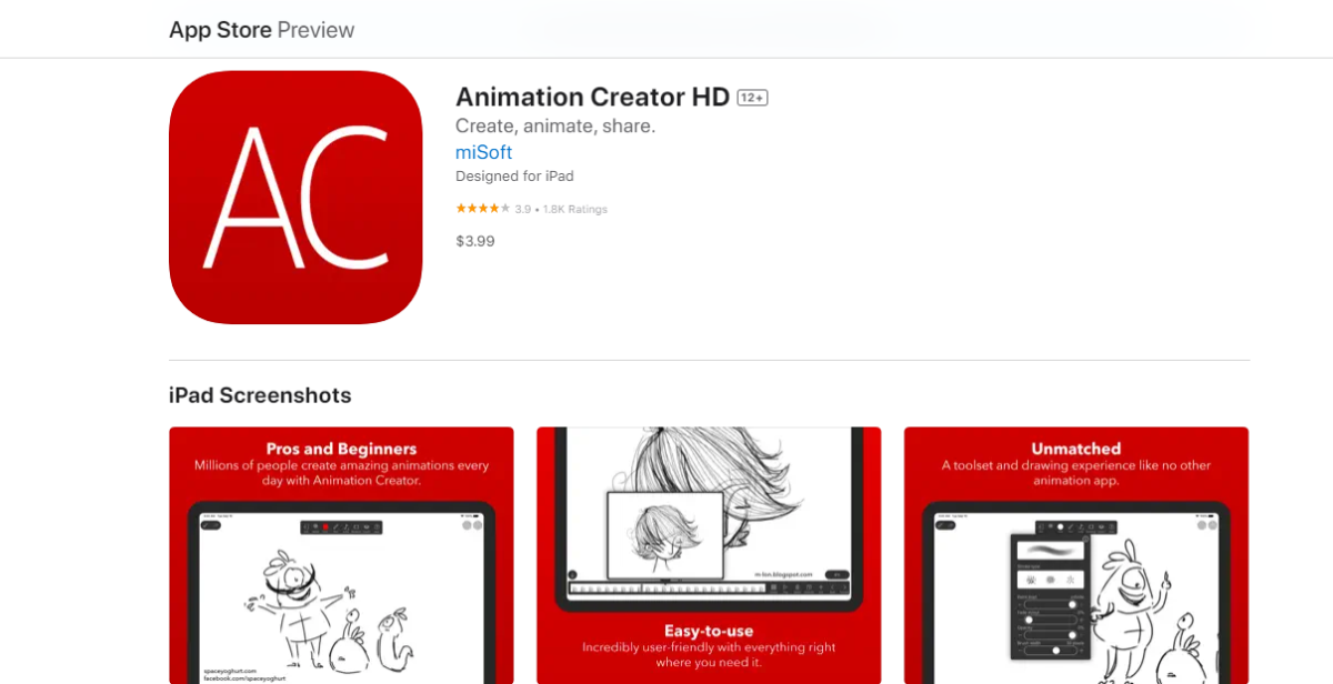 Animation Creator HD iOS