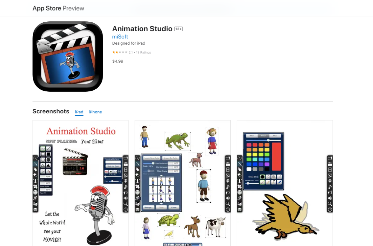 Animation Studio iOS