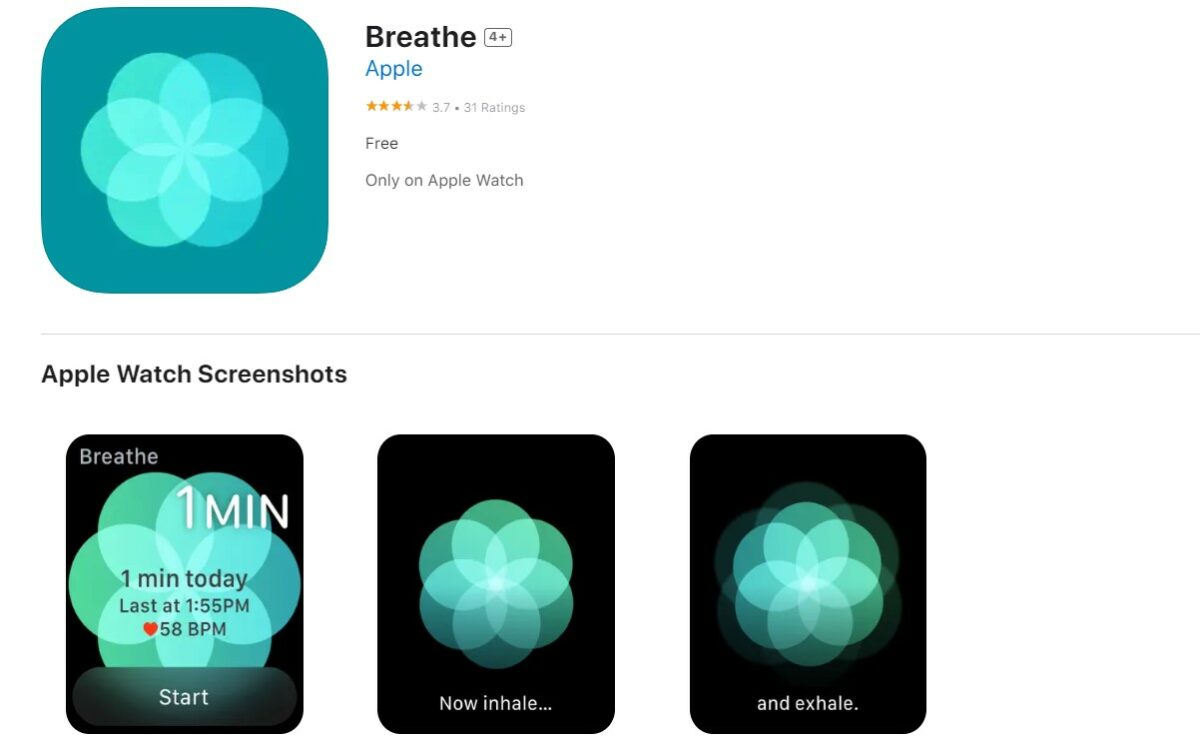 Breathe Best Apps For Apple Watch