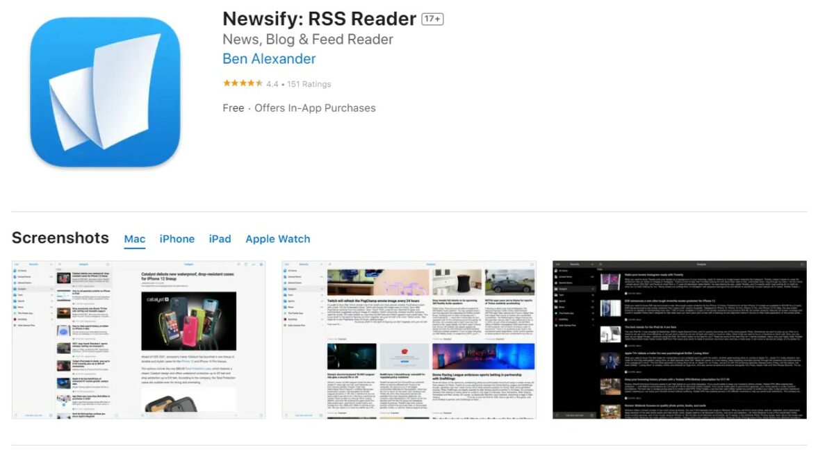Newsify Best Apps For Apple Watch