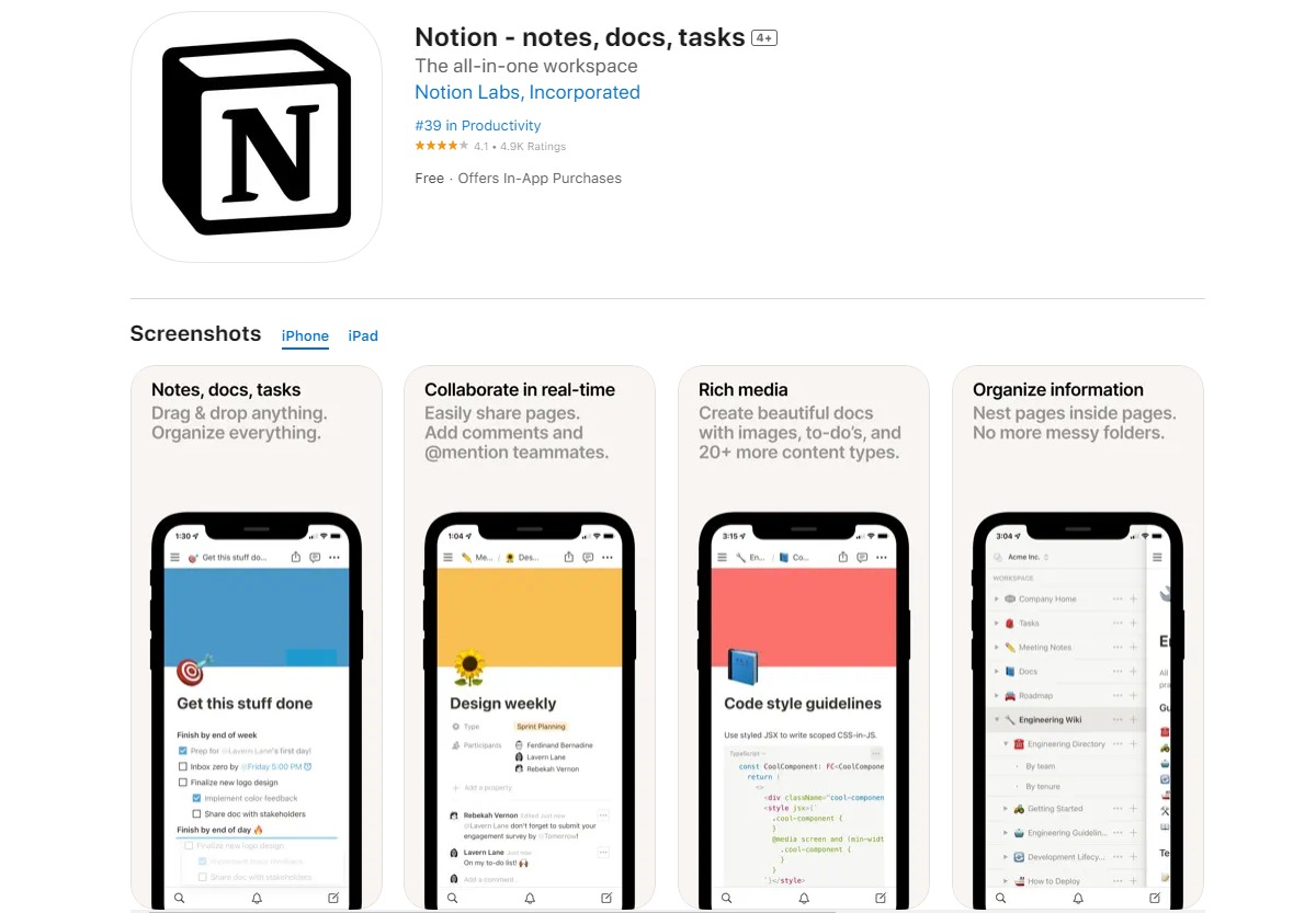 Notion Best Apps for Daily Routine
