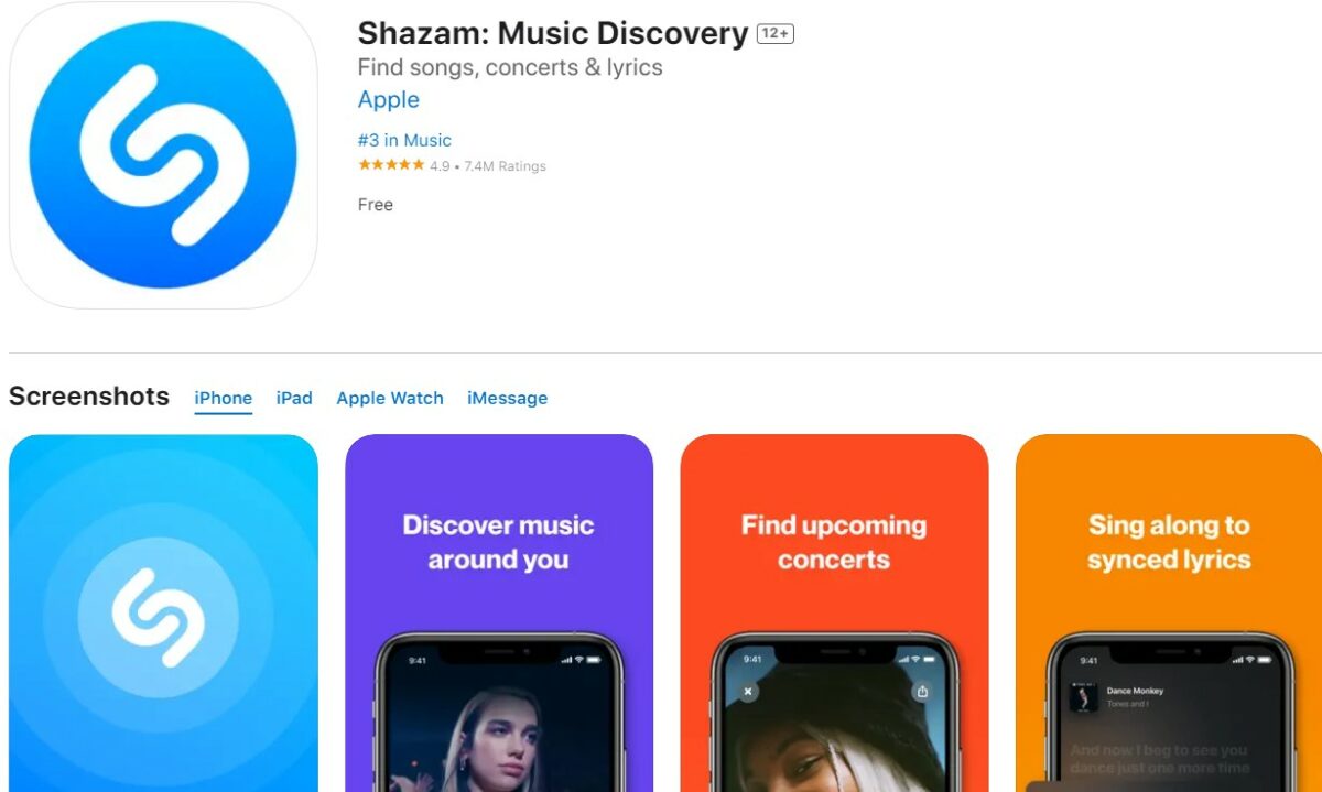 Shazam Best Apps For Apple Watch