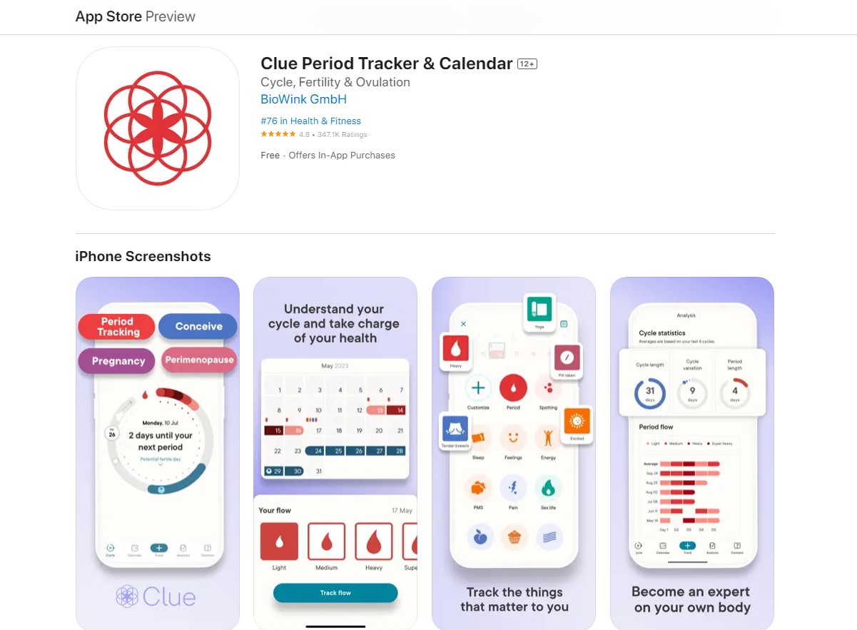 clue Apps For Teen Girls