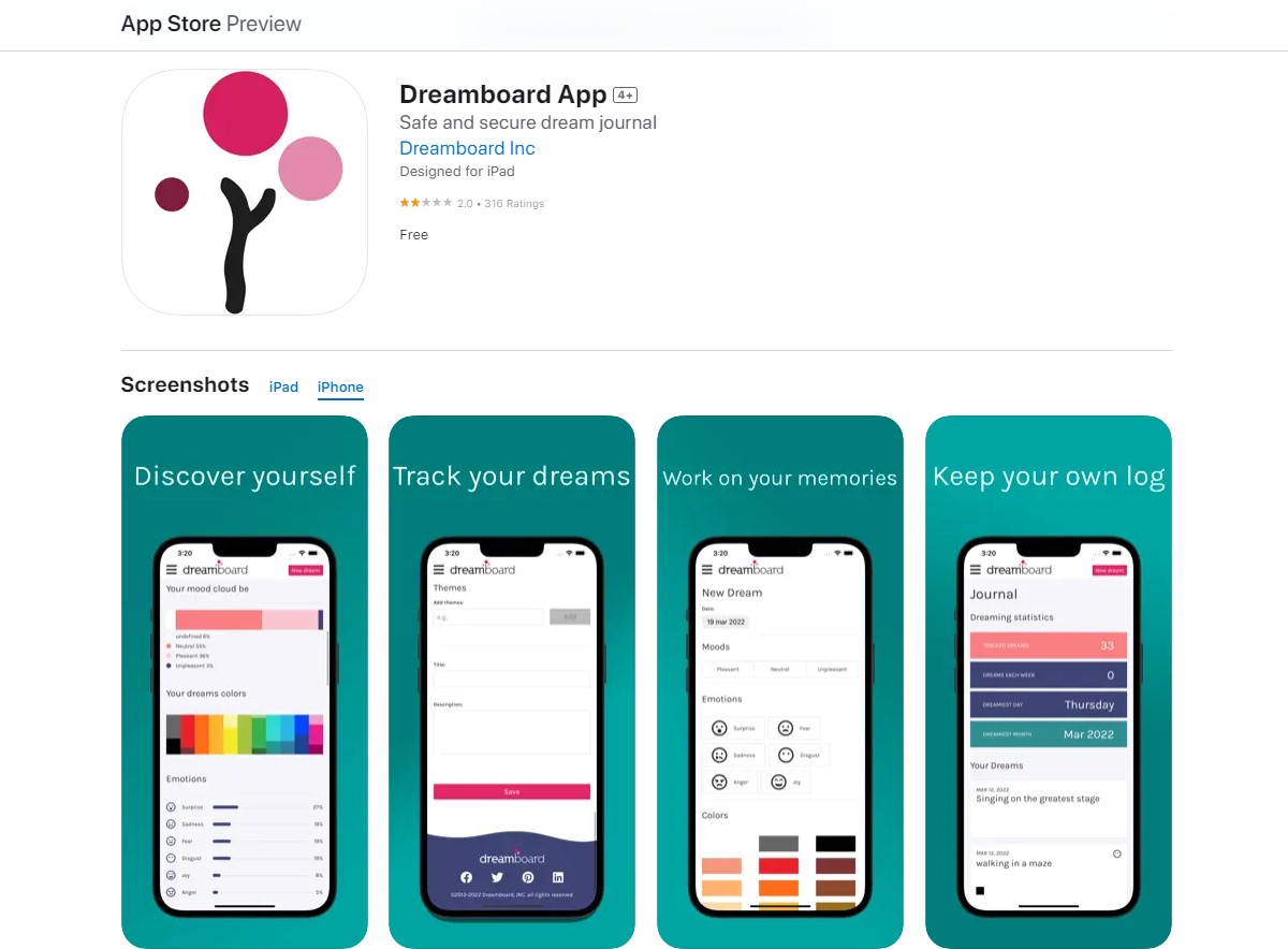 dreamboard Apps For Teen Girls
