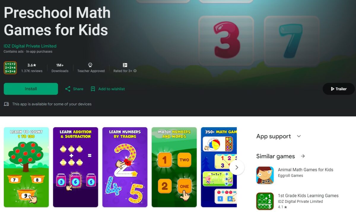 math kids Best Apps For Maths