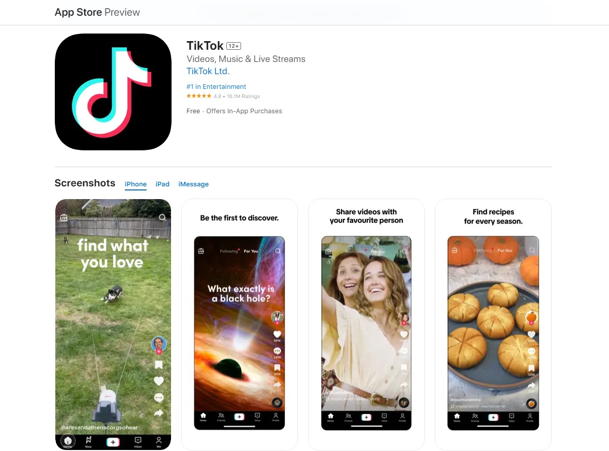 TikTok Best Apps for Teenagers