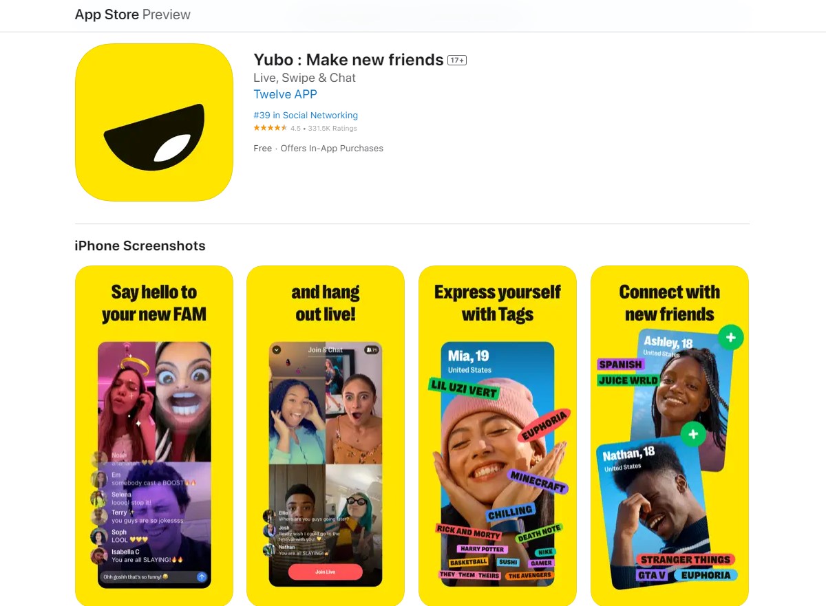 yubo Apps For Teen Girls