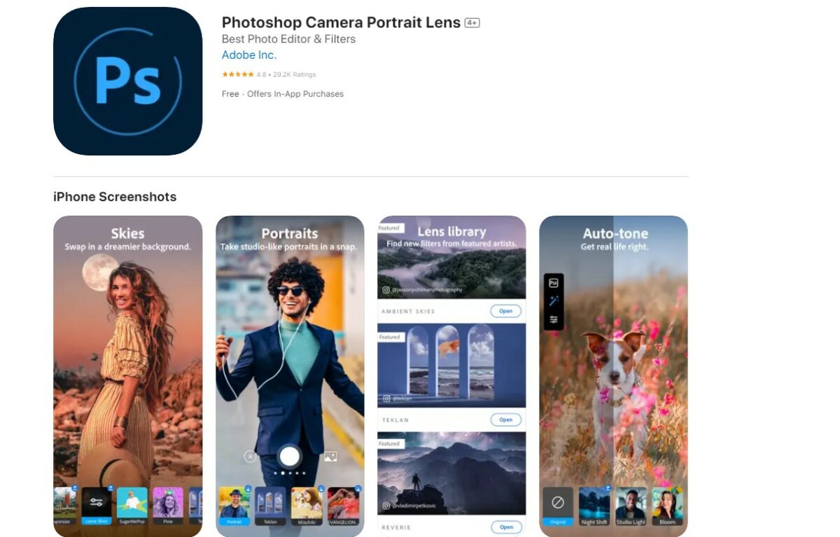 Adobe Photoshop Camera Best Apps for Photos