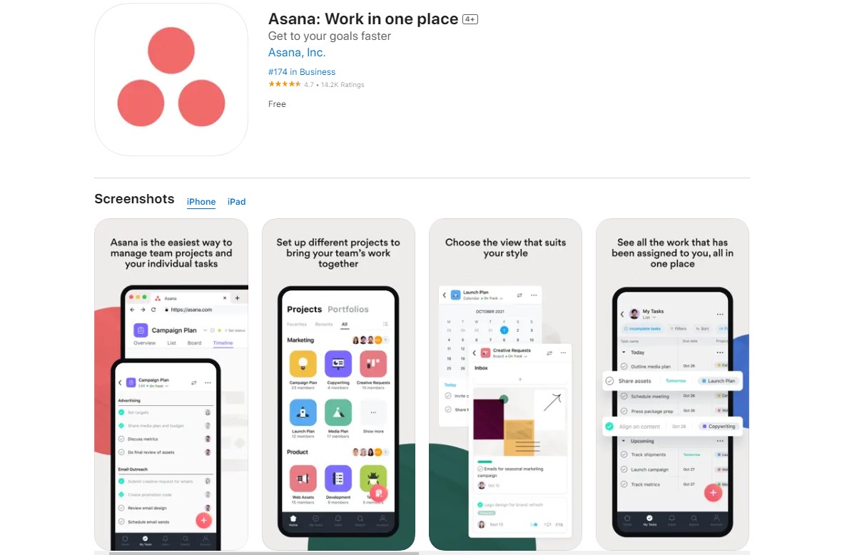 Asana Best Apps for Virtual Assistants