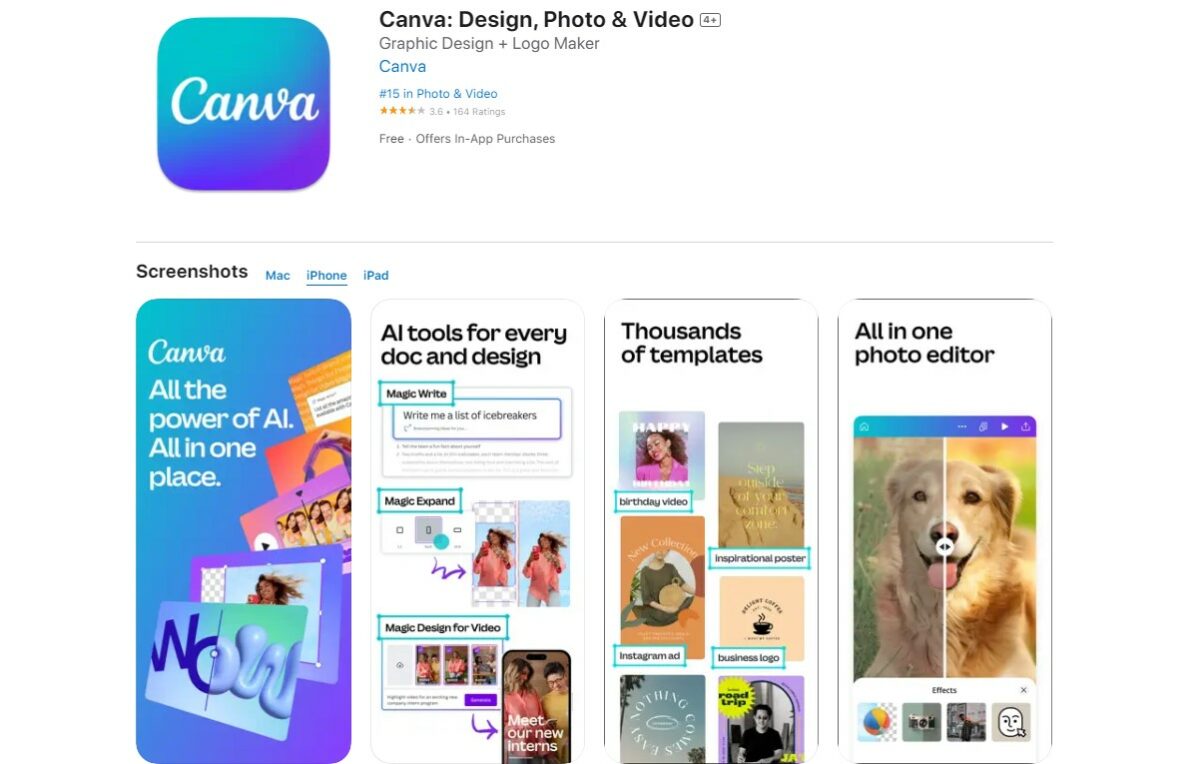 Canva Best Apps for Collage Making