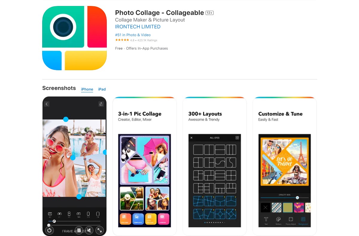 Collageable Best Apps for Collage Making