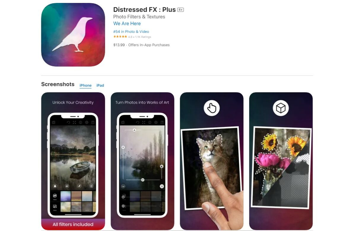 Distressed FX Best Apps for Photos