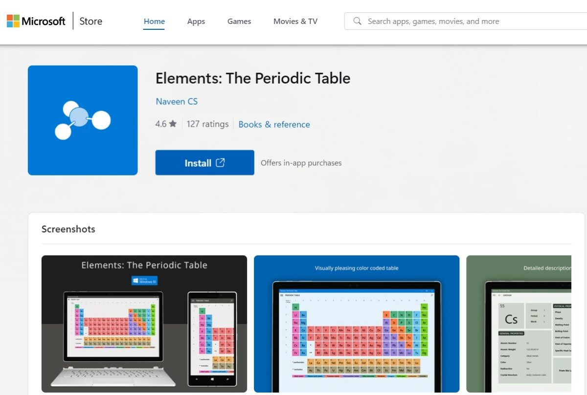 Elements: The Periodic Table Best Apps for Chemistry