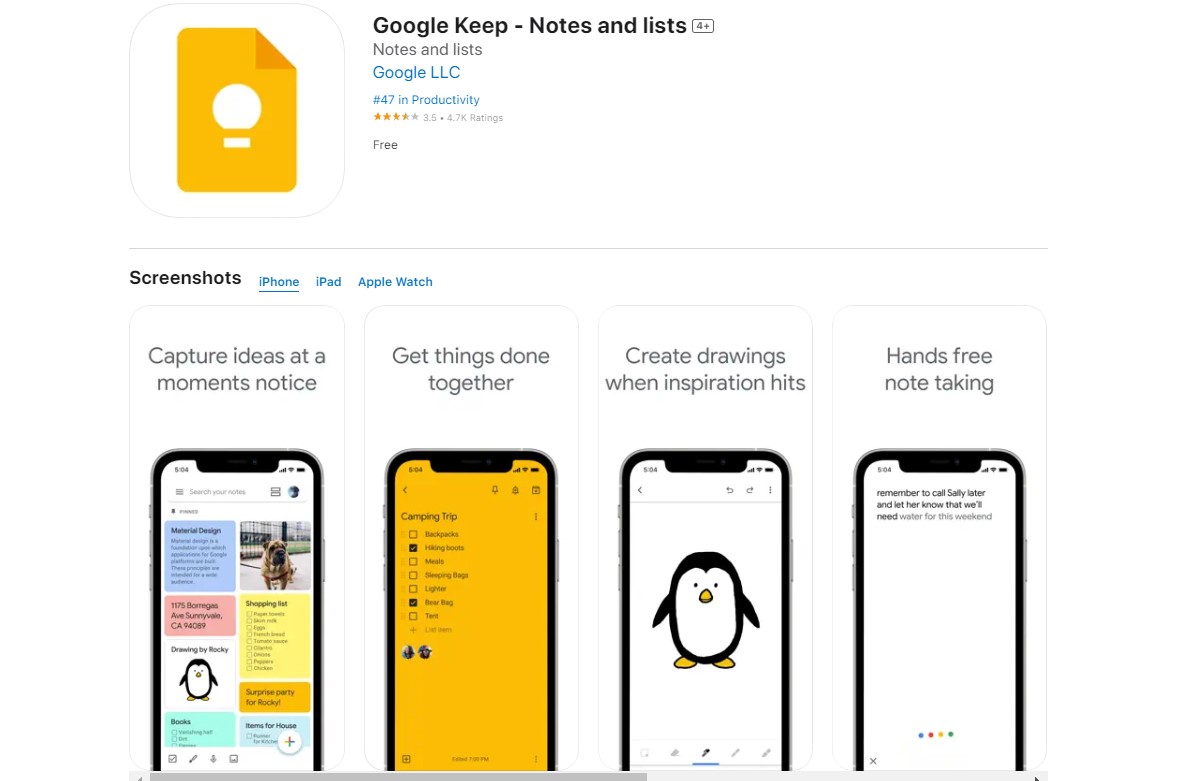 Google Keep Best Apps for Virtual Assistants