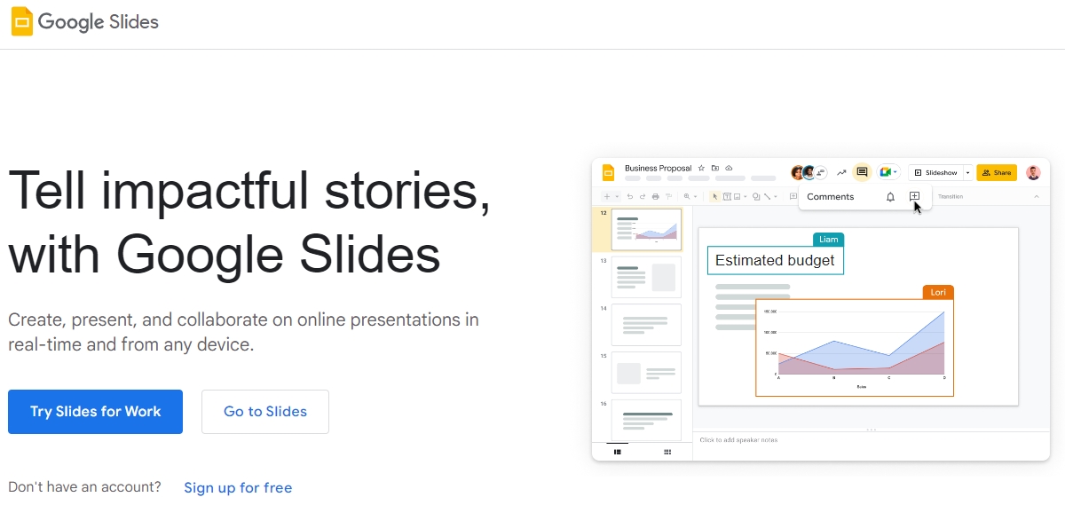 google slides Best Apps for Presentations