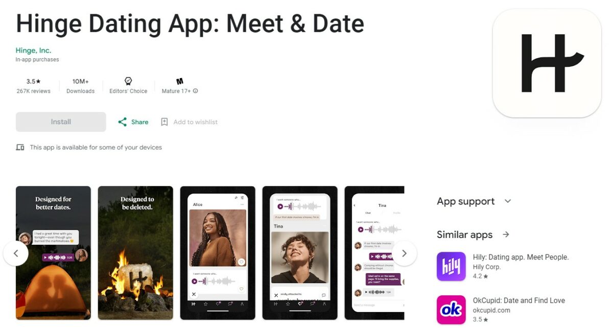 Hinge Dating Apps for Over 50