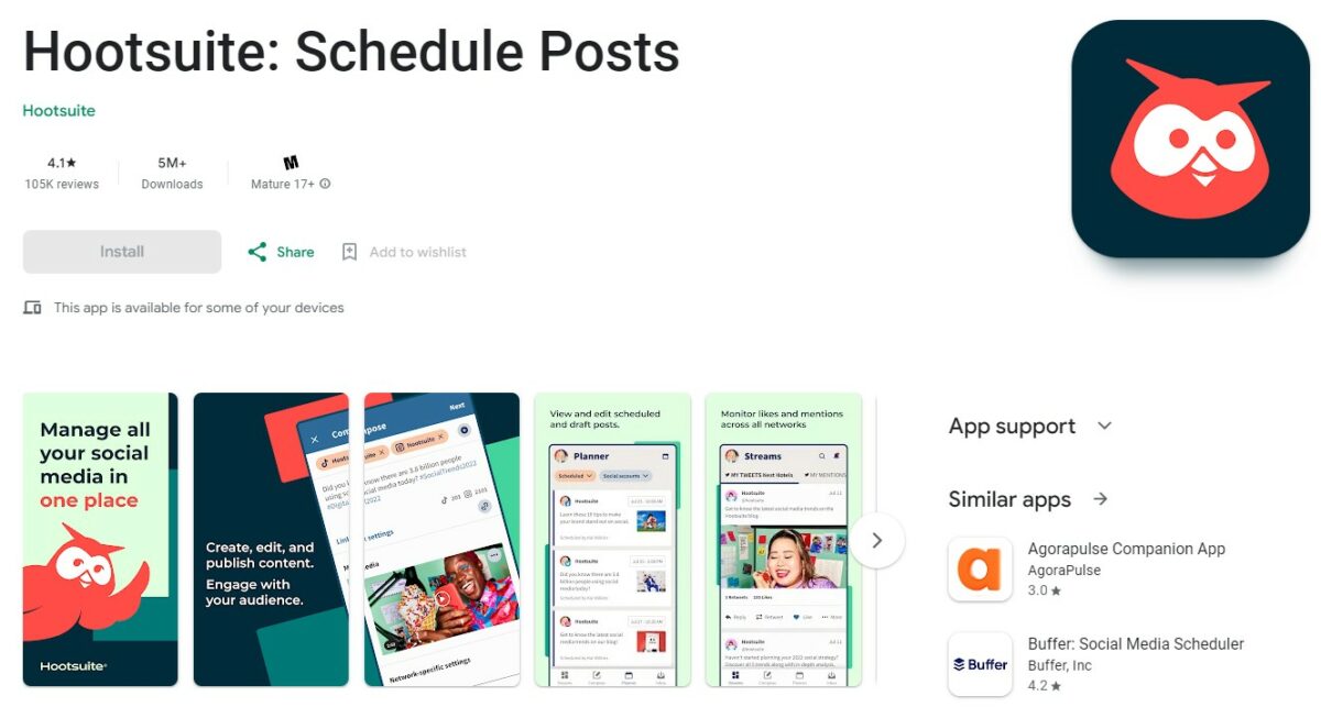 Hootsuite Best Apps for Instagram