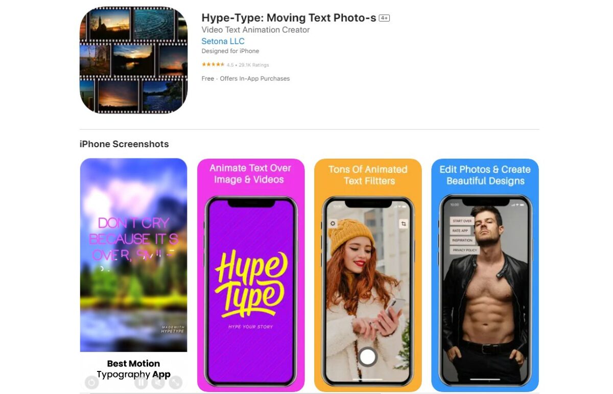 Hype Type Best Apps for Instagram