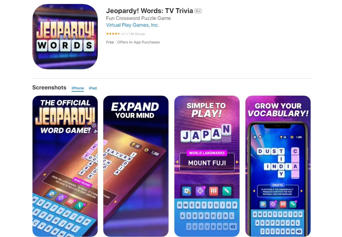 jeopardy! words Best Quiz Apps