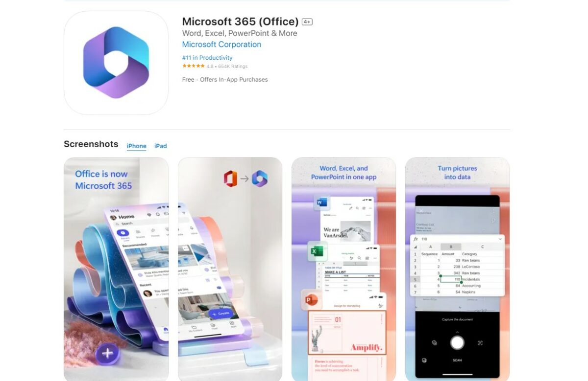 Microsoft Office Suite Best Apps for iPad Pro