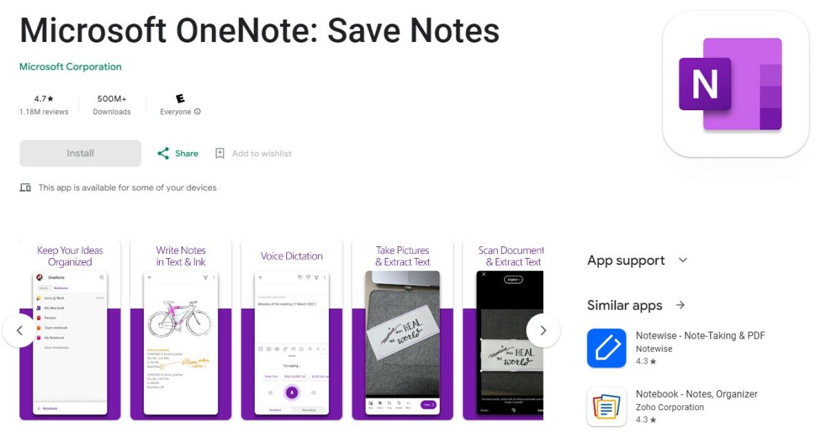 Microsoft OneNote Apps For To Do Lists
