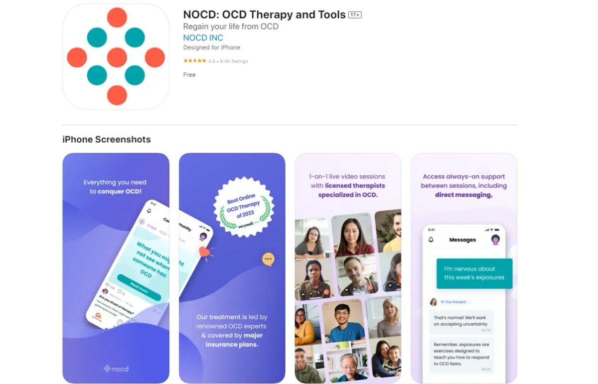 NOCD Best Apps for Mental Health