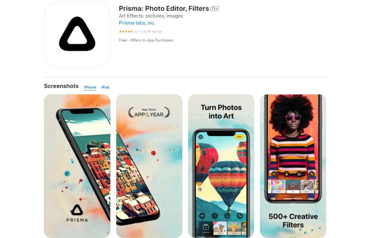 Prisma Photo Editor Best Apps for Photos