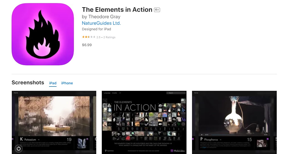 The Elements in Action Best Apps for Chemistry