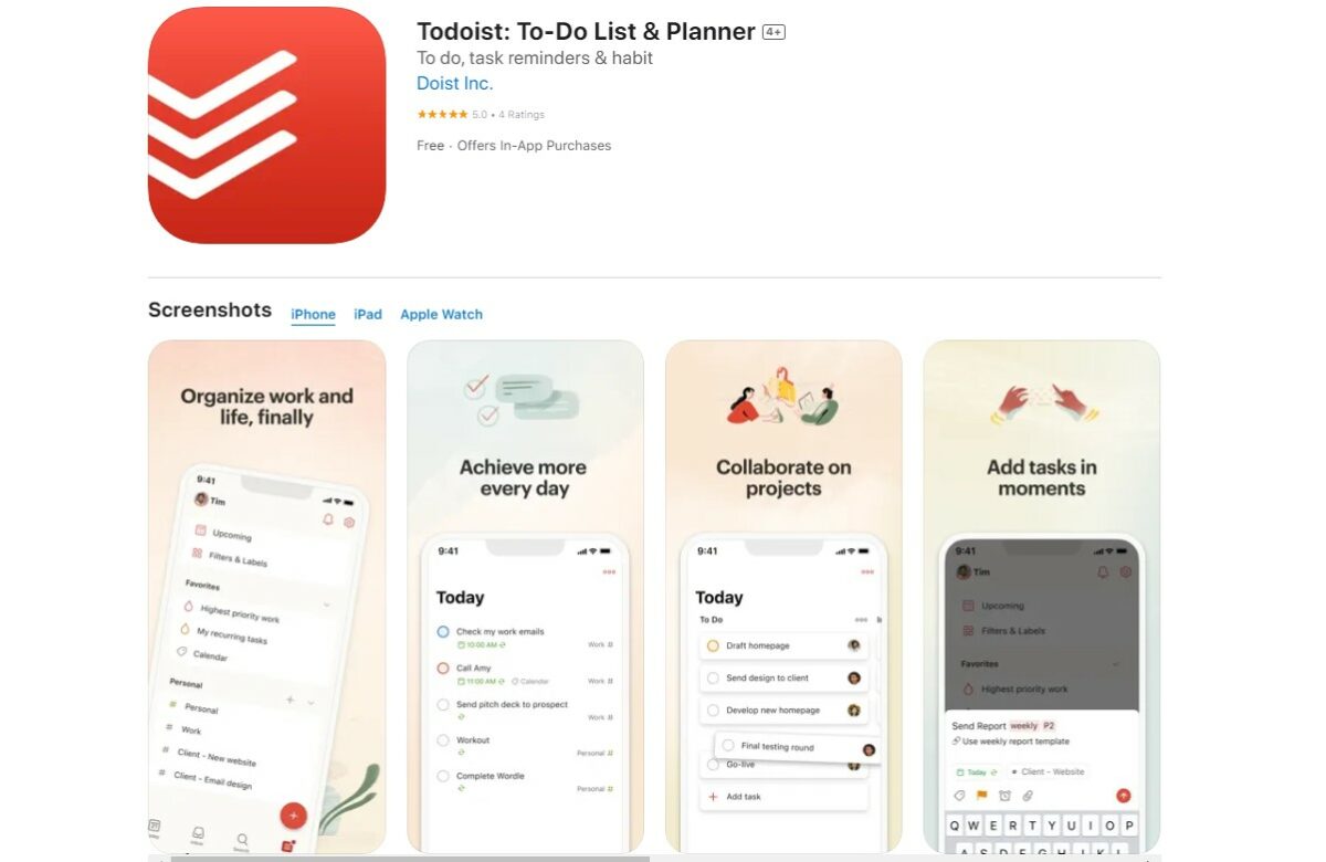 Todoist Best Apps for Virtual Assistants