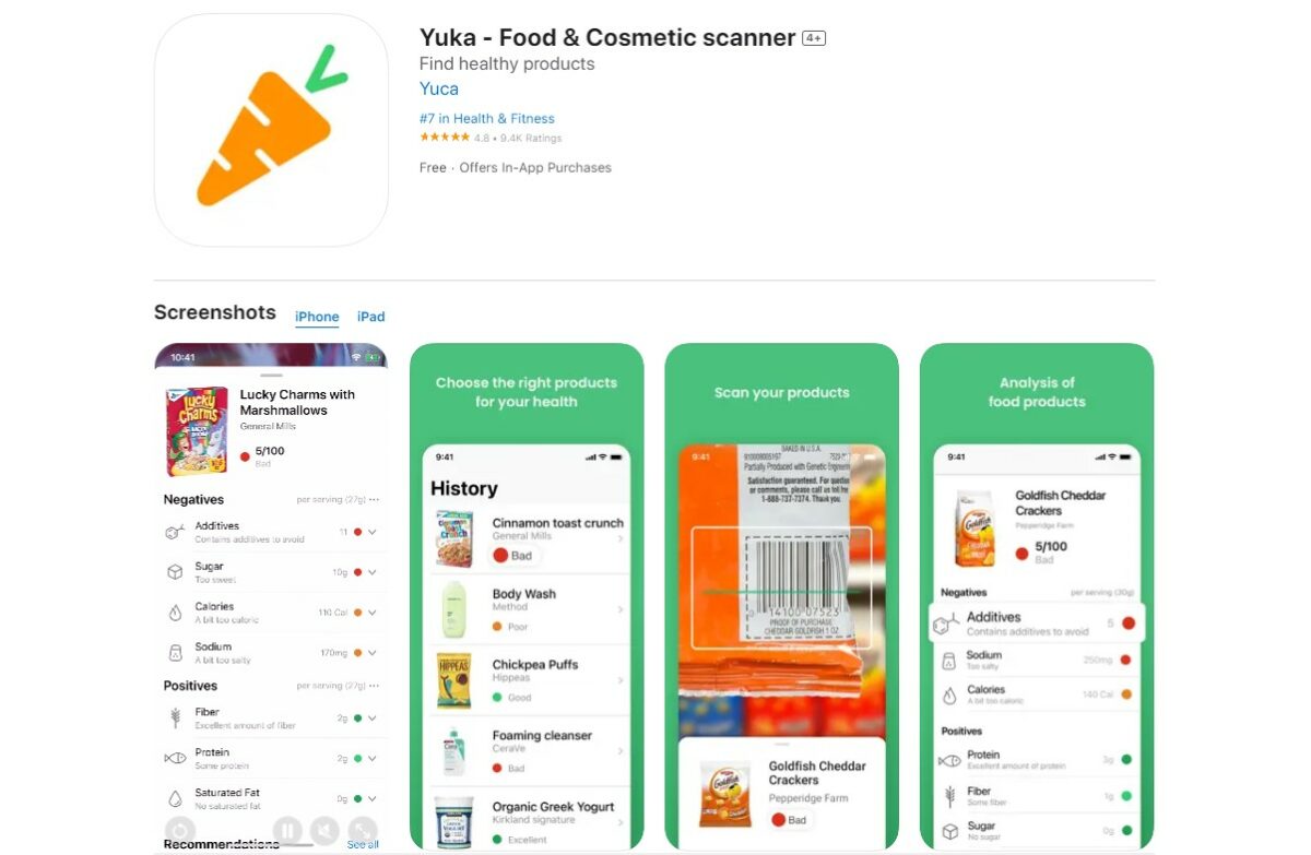Yuka Best Apps for College Students
