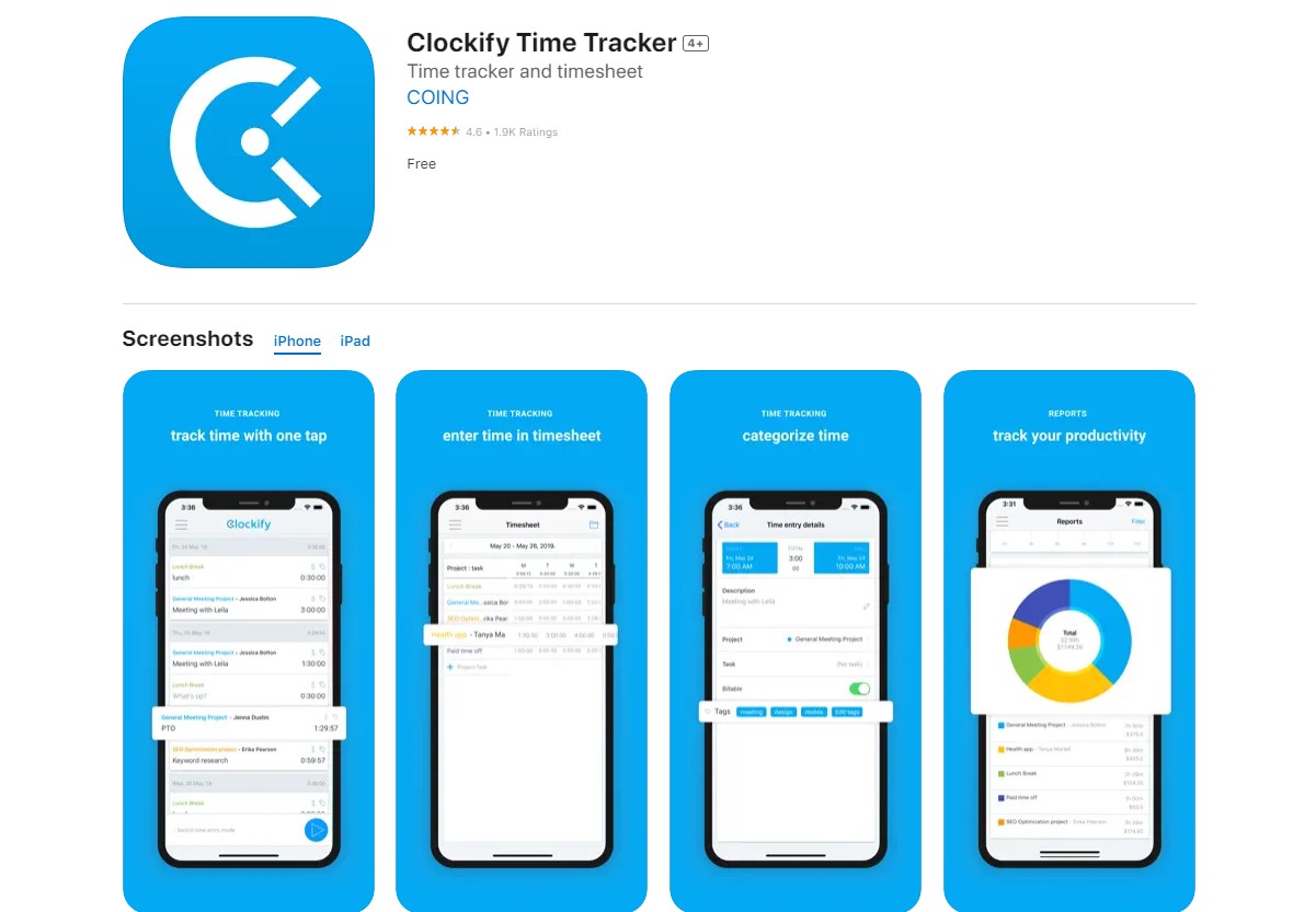 clockify Best Apps for Daily Routine