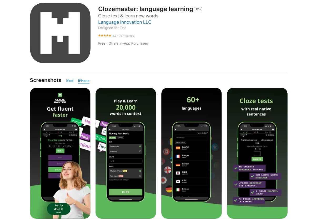 clozemaster Best Apps for Learning Japanese
