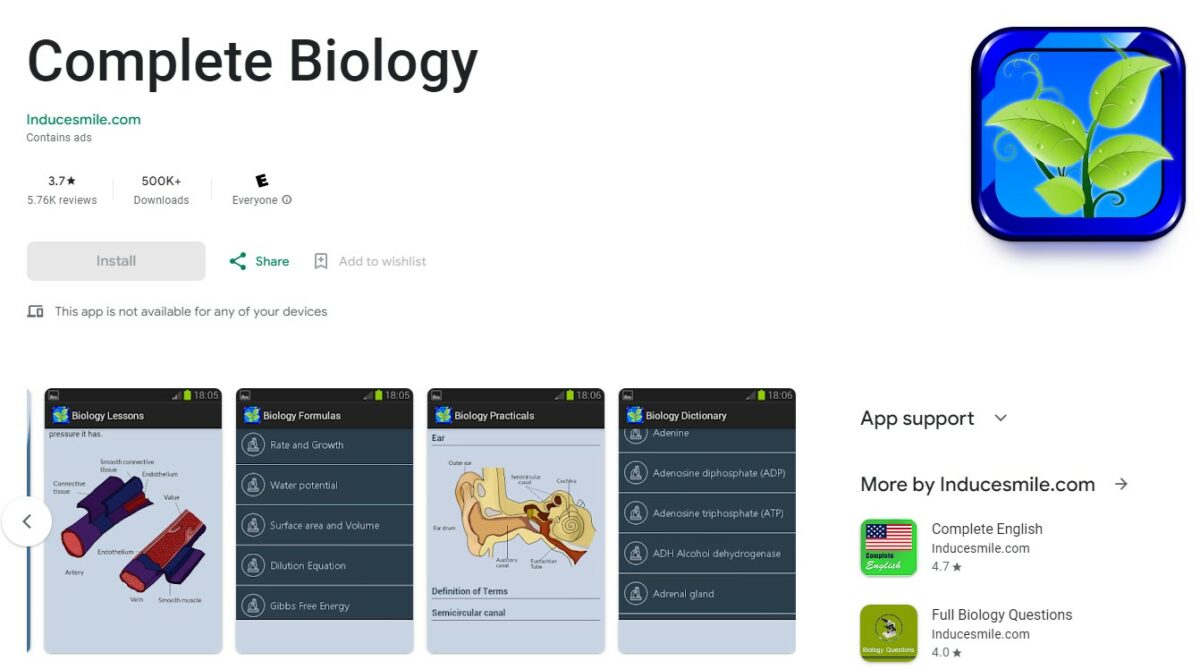 complete biology Best Apps for Biology