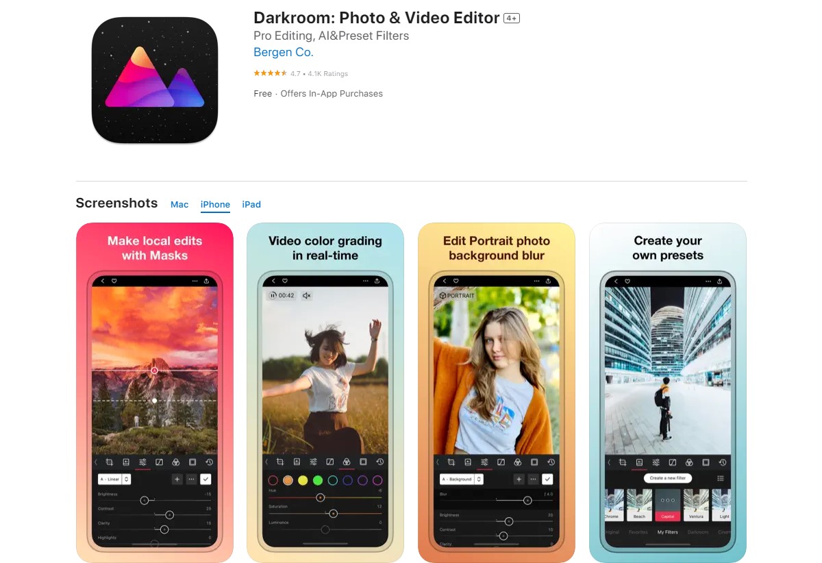 darkroom Best Apps for Photography