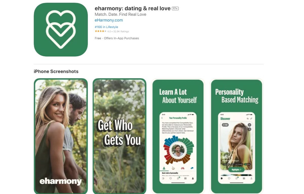 eHarmony Dating Apps for Over 50