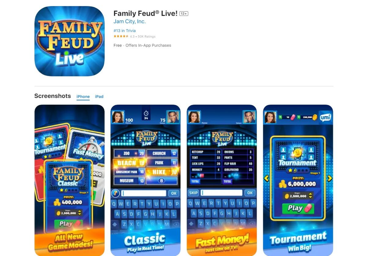 family feud live! Best Quiz Apps