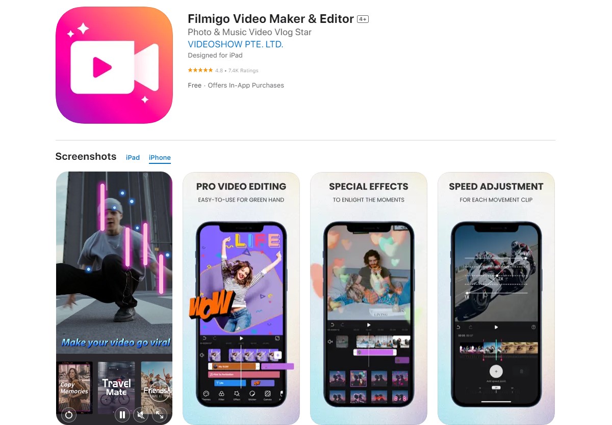 filmigo Best Apps for Vlogging