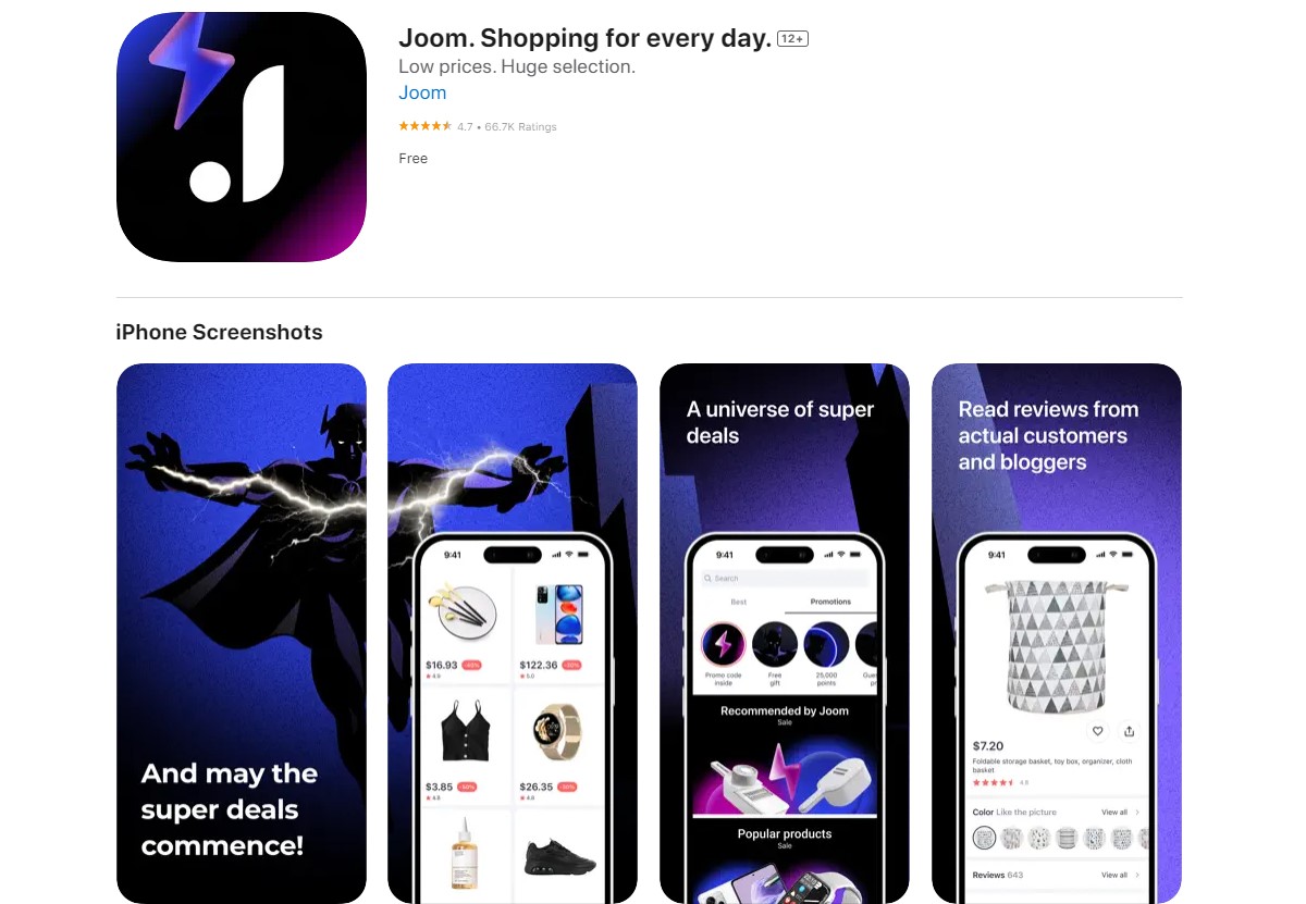joom Best Apps For Online Shopping