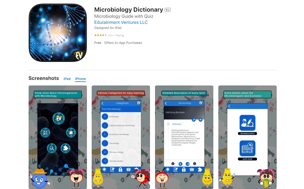 microbiology dictionary smart guide Best Apps for Biology