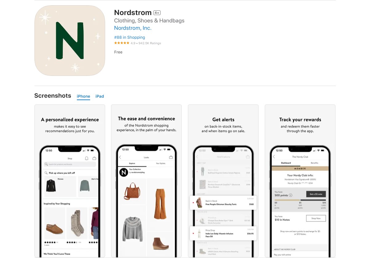 Nordstrom Best Apps For Online Shopping
