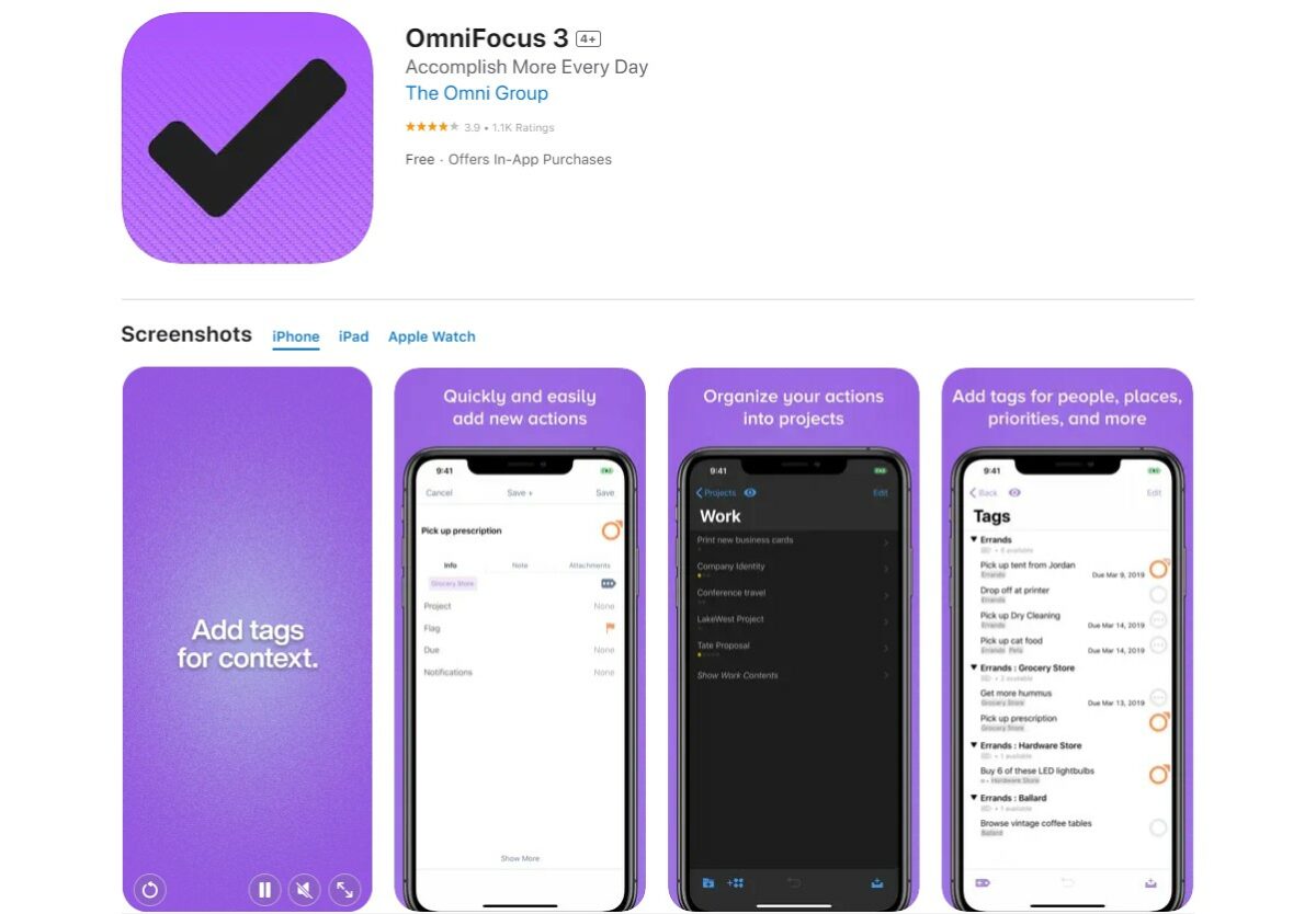 omnifocus Best Apps for Daily Routine