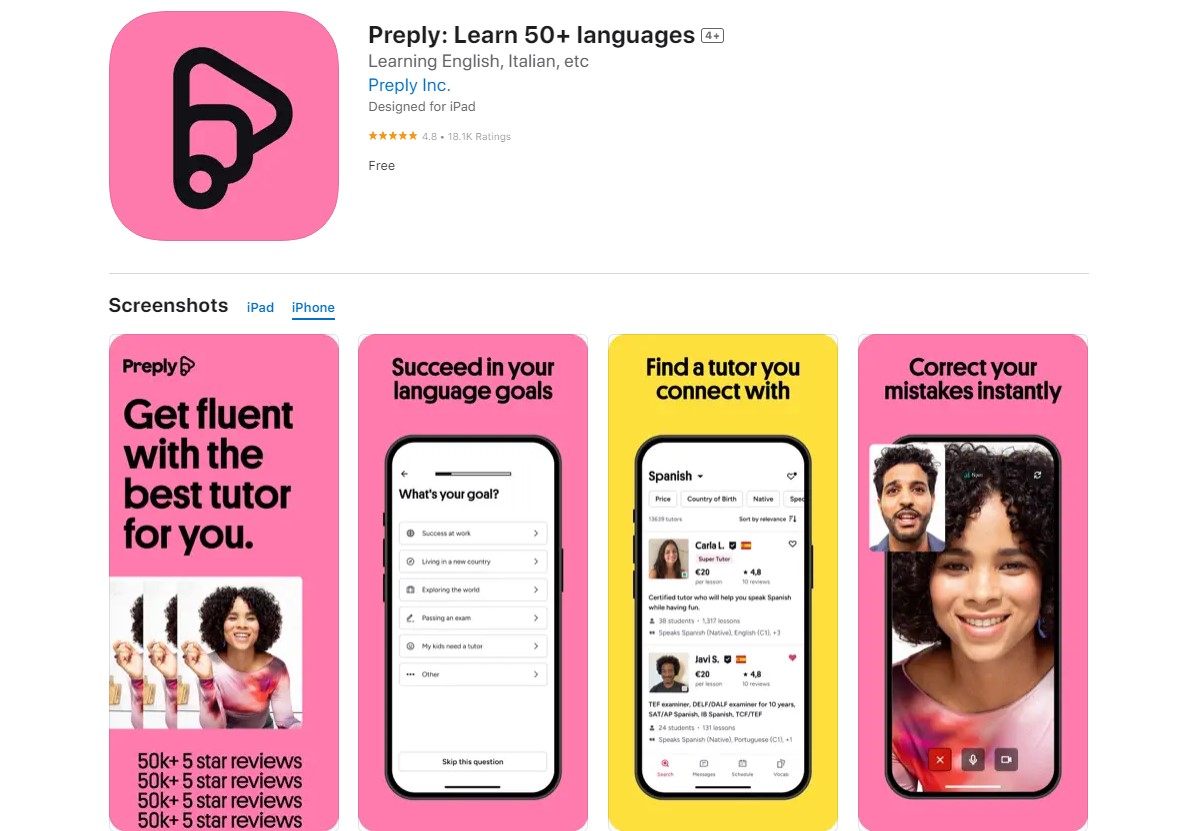 preply Best Apps for Learning Japanese