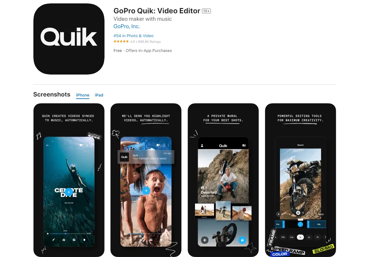 quik Best Apps for Vlogging