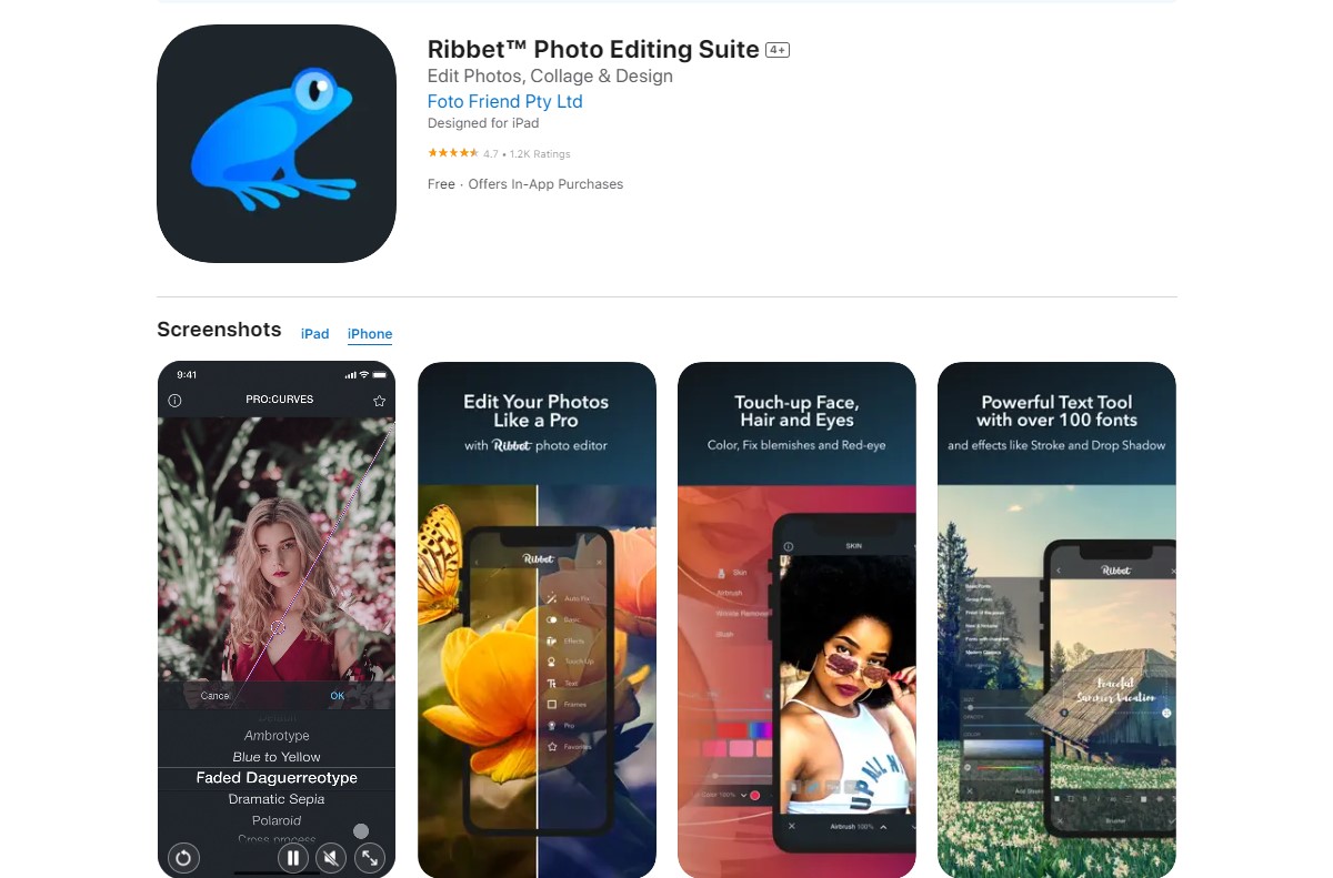 ribbet Best Apps for Collage Making