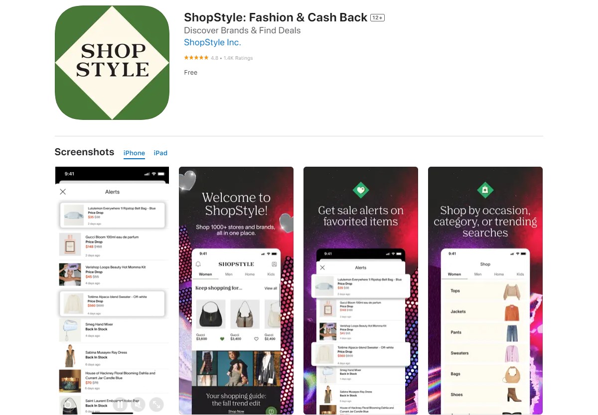 shopstyle Best Apps For Online Shopping