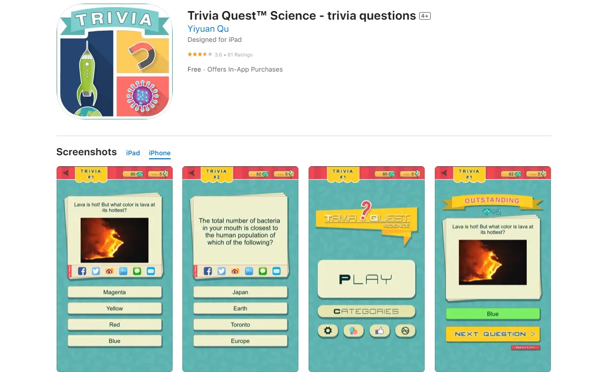 trivia quest Best Quiz Apps
