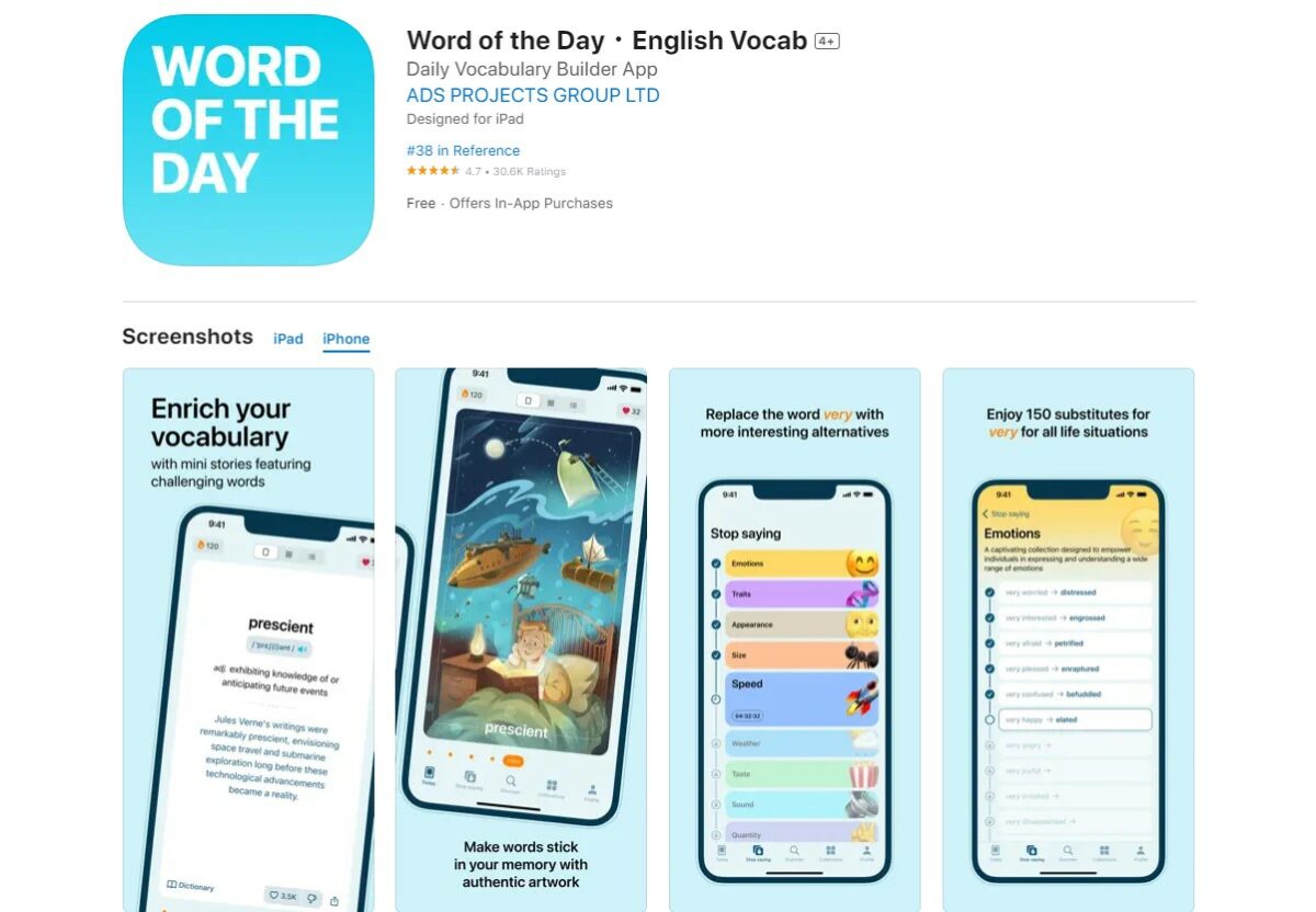 word of the day Best Apps for Learning English